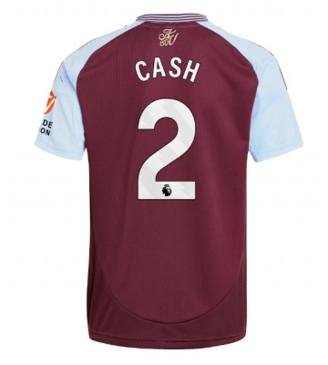 Aston Villa Matty Cash #2 Domácí Dres 2024-25 Krátkým Rukávem