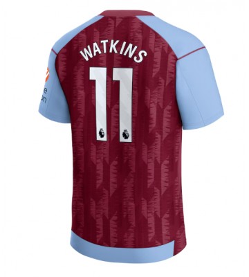 Aston Villa Ollie Watkins #11 Domácí Dres 2023-24 Krátkým Rukávem