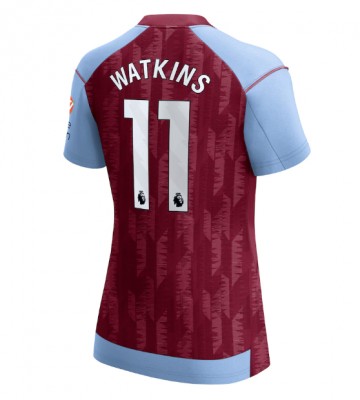 Aston Villa Ollie Watkins #11 Domácí Dres pro Dámy 2023-24 Krátkým Rukávem