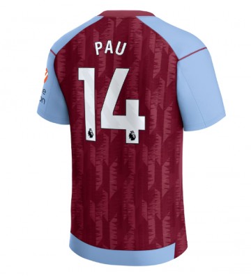 Aston Villa Pau Torres #14 Domácí Dres 2023-24 Krátkým Rukávem