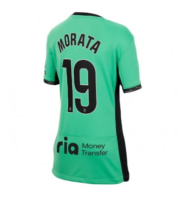 Atletico Madrid Alvaro Morata #19 Alternativní Dres pro Dámy 2023-24 Krátkým Rukávem