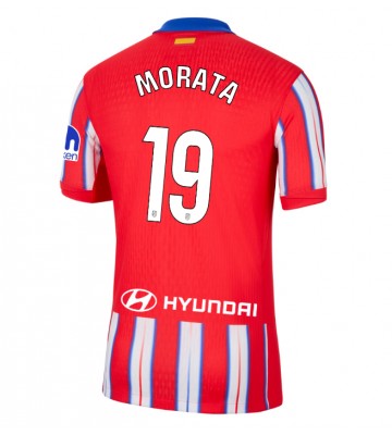 Atletico Madrid Alvaro Morata #19 Domácí Dres 2024-25 Krátkým Rukávem