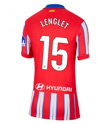 Atletico Madrid Clement Lenglet #15 Domácí Dres pro Dámy 2024-25 Krátkým Rukávem