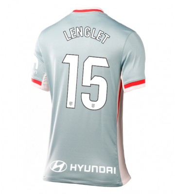 Atletico Madrid Clement Lenglet #15 Venkovní Dres pro Dámy 2024-25 Krátkým Rukávem