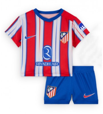 Atletico Madrid Domácí dres komplet pro Děti 2024-25 Krátkým Rukávem (+ Krátké kalhoty)