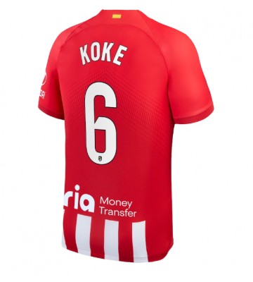 Atletico Madrid Koke #6 Domácí Dres 2023-24 Krátkým Rukávem