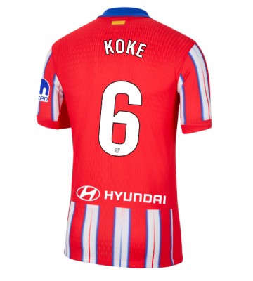 Atletico Madrid Koke #6 Domácí Dres 2024-25 Krátkým Rukávem