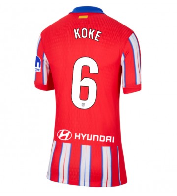 Atletico Madrid Koke #6 Domácí Dres pro Dámy 2024-25 Krátkým Rukávem