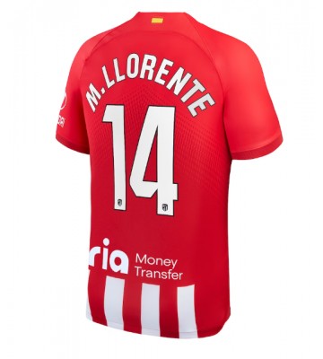 Atletico Madrid Marcos Llorente #14 Domácí Dres 2023-24 Krátkým Rukávem