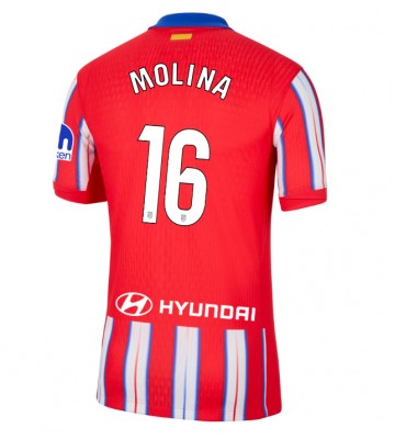 Atletico Madrid Nahuel Molina #16 Domácí Dres 2024-25 Krátkým Rukávem