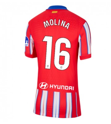 Atletico Madrid Nahuel Molina #16 Domácí Dres pro Dámy 2024-25 Krátkým Rukávem