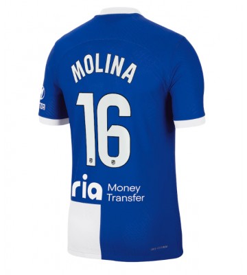 Atletico Madrid Nahuel Molina #16 Venkovní Dres 2023-24 Krátkým Rukávem