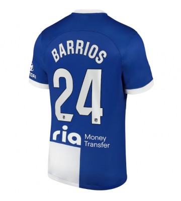 Atletico Madrid Pablo Barrios #24 Venkovní Dres 2023-24 Krátkým Rukávem