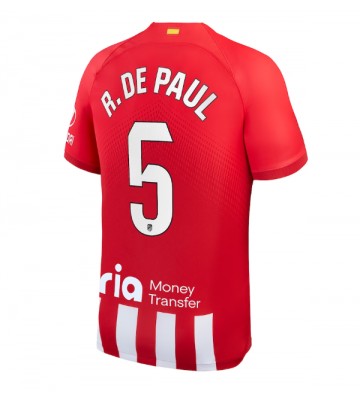 Atletico Madrid Rodrigo De Paul #5 Domácí Dres 2023-24 Krátkým Rukávem