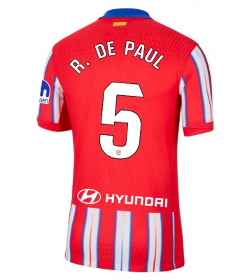 Atletico Madrid Rodrigo De Paul #5 Domácí Dres 2024-25 Krátkým Rukávem