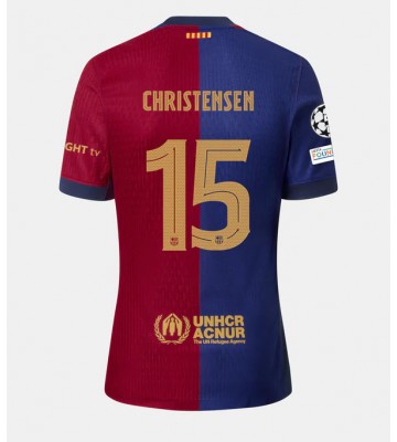 Barcelona Andreas Christensen #15 Domácí Dres 2024-25 Krátkým Rukávem