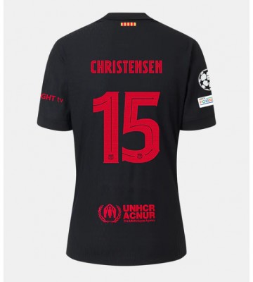 Barcelona Andreas Christensen #15 Venkovní Dres 2024-25 Krátkým Rukávem