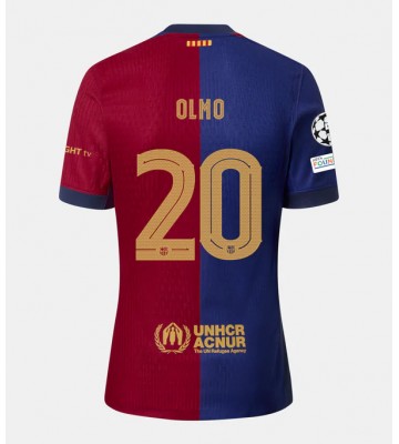 Barcelona Dani Olmo #20 Domácí Dres 2024-25 Krátkým Rukávem