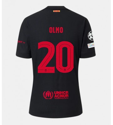 Barcelona Dani Olmo #20 Venkovní Dres 2024-25 Krátkým Rukávem