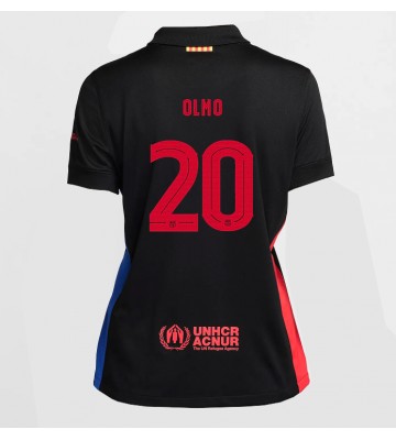 Barcelona Dani Olmo #20 Venkovní Dres pro Dámy 2024-25 Krátkým Rukávem