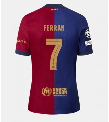 Barcelona Ferran Torres #7 Domácí Dres 2024-25 Krátkým Rukávem