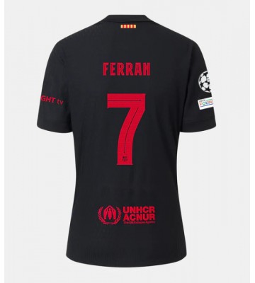 Barcelona Ferran Torres #7 Venkovní Dres 2024-25 Krátkým Rukávem