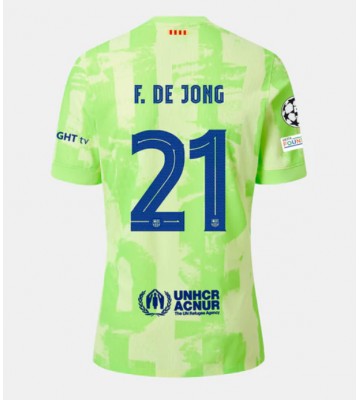 Barcelona Frenkie de Jong #21 Alternativní Dres 2024-25 Krátkým Rukávem