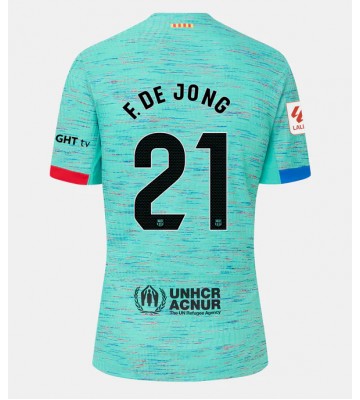 Barcelona Frenkie de Jong #21 Alternativní Dres pro Dámy 2023-24 Krátkým Rukávem