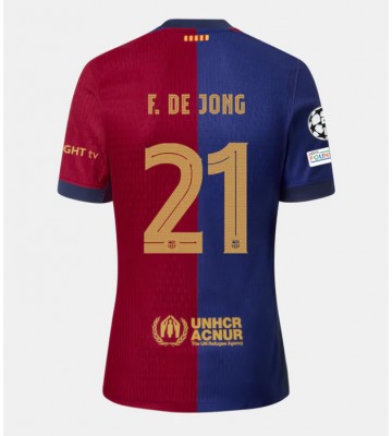 Barcelona Frenkie de Jong #21 Domácí Dres 2024-25 Krátkým Rukávem