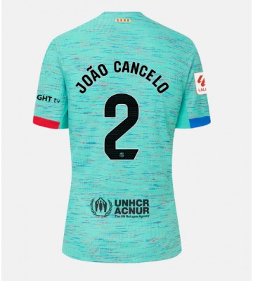 Barcelona Joao Cancelo #2 Alternativní Dres 2023-24 Krátkým Rukávem