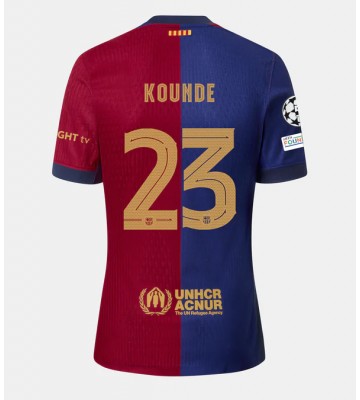 Barcelona Jules Kounde #23 Domácí Dres 2024-25 Krátkým Rukávem