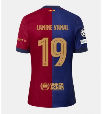 Barcelona Lamine Yamal #19 Domácí Dres 2024-25 Krátkým Rukávem