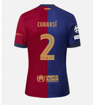 Barcelona Pau Cubarsi #2 Domácí Dres 2024-25 Krátkým Rukávem