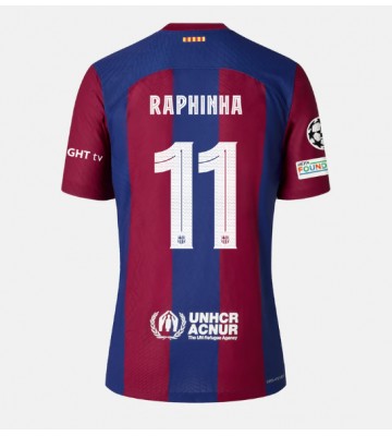 Barcelona Raphinha Belloli #11 Domácí Dres 2023-24 Krátkým Rukávem