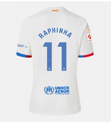 Barcelona Raphinha Belloli #11 Venkovní Dres 2023-24 Krátkým Rukávem