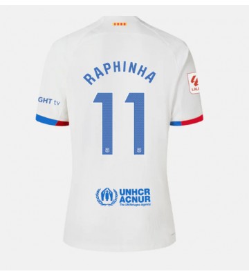 Barcelona Raphinha Belloli #11 Venkovní Dres pro Dámy 2023-24 Krátkým Rukávem