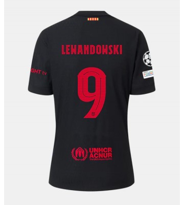 Barcelona Robert Lewandowski #9 Venkovní Dres 2024-25 Krátkým Rukávem