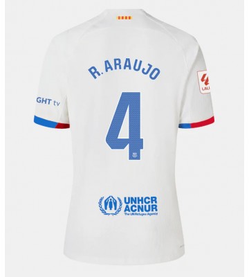 Barcelona Ronald Araujo #4 Venkovní Dres pro Dámy 2023-24 Krátkým Rukávem