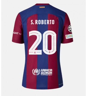 Barcelona Sergi Roberto #20 Domácí Dres 2023-24 Krátkým Rukávem