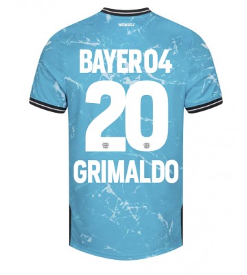 Bayer Leverkusen Alejandro Grimaldo #20 Alternativní Dres 2023-24 Krátkým Rukávem