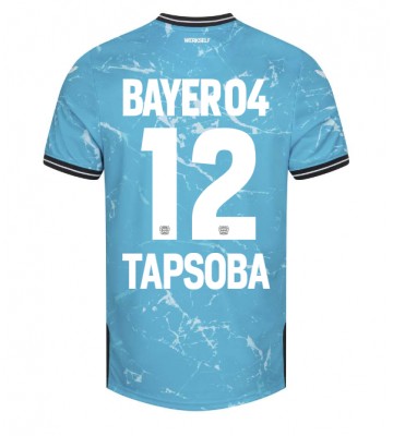 Bayer Leverkusen Edmond Tapsoba #12 Alternativní Dres 2023-24 Krátkým Rukávem