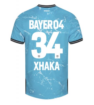 Bayer Leverkusen Granit Xhaka #34 Alternativní Dres 2023-24 Krátkým Rukávem