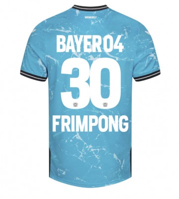 Bayer Leverkusen Jeremie Frimpong #30 Alternativní Dres 2023-24 Krátkým Rukávem