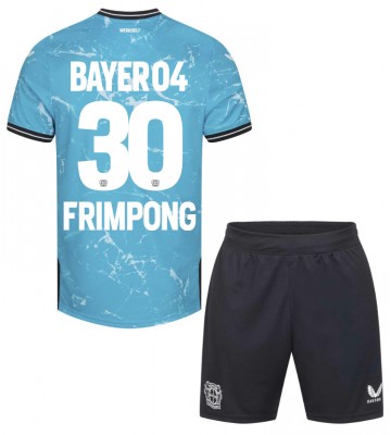 Bayer Leverkusen Jeremie Frimpong #30 Alternativní dres komplet pro Děti 2023-24 Krátkým Rukávem (+ Krátké kalhoty)