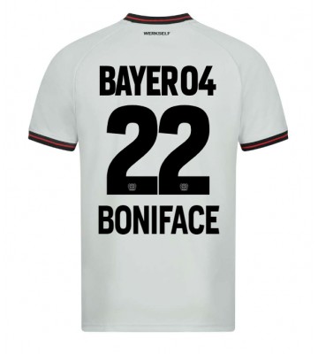 Bayer Leverkusen Victor Boniface #22 Venkovní Dres 2023-24 Krátkým Rukávem