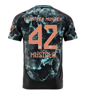 Bayern Munich Jamal Musiala #42 Venkovní Dres 2024-25 Krátkým Rukávem