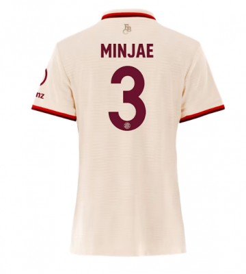 Bayern Munich Kim Min-jae #3 Alternativní Dres pro Dámy 2024-25 Krátkým Rukávem