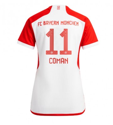 Bayern Munich Kingsley Coman #11 Domácí Dres pro Dámy 2023-24 Krátkým Rukávem