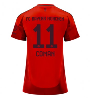 Bayern Munich Kingsley Coman #11 Domácí Dres pro Dámy 2024-25 Krátkým Rukávem