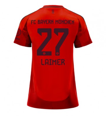 Bayern Munich Konrad Laimer #27 Domácí Dres pro Dámy 2024-25 Krátkým Rukávem